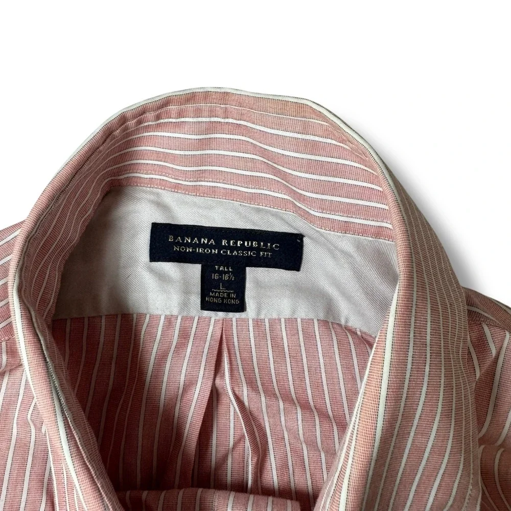 Banana Republic Men's XL Long Sleeve Button Down Plaid Shirt‎ Classic Fit Cotton